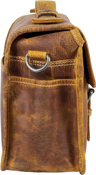 Actual product image Alpenleder Camera Bag Press Beige (Camera shoulder bag)