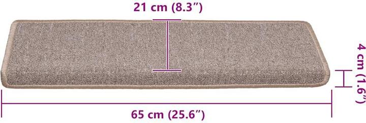 Immagine prodotto vidaXL Stufenmatte (65 x 21 cm)