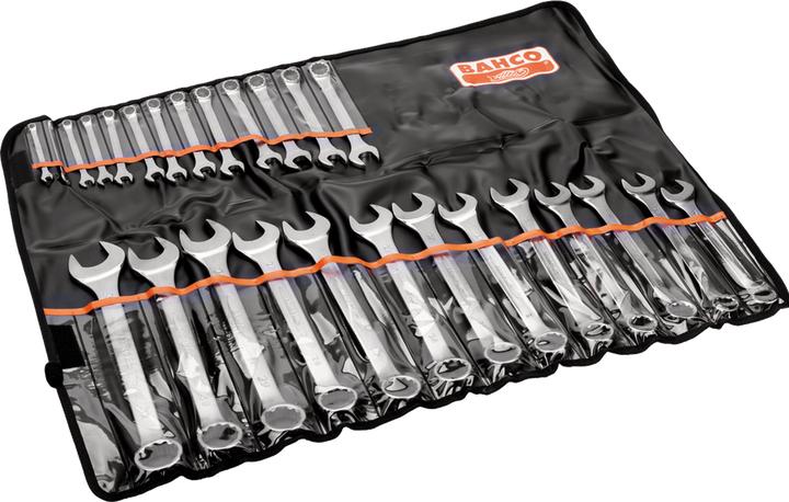 Actual product image Bahco Combination wrench set 26 pcs In plastic bag (32 mm, 18 mm, 11 mm, 12 mm, 20 mm, 19 mm, 27 mm, 15 mm, 13 mm, 25 mm, 6 mm, 21 mm, 7 mm, 14 mm, 29 mm, 8 mm, 10 mm, 30 mm, 23 mm, 26 mm, 22 mm, 17 mm, 28 mm, 9 mm, 16 mm, 24 mm, 31 mm)