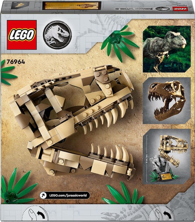 Actual product image LEGO Dinosaur fossils: T. rex head (76964, LEGO Jurassic World)