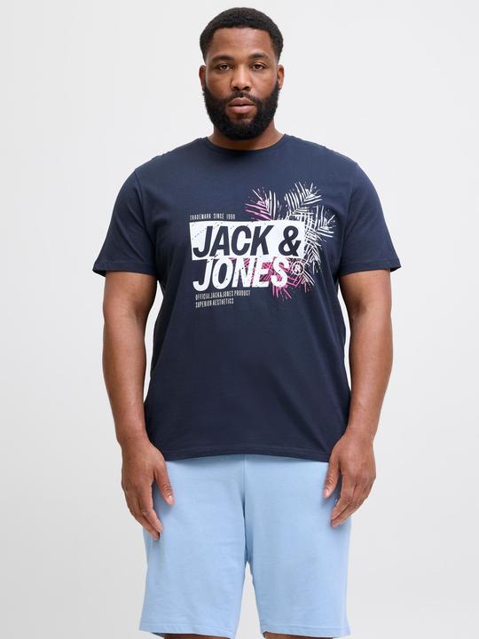 Actual product image Jack & Jones Plus Size Logo T-shirt T-shirt (7XL)