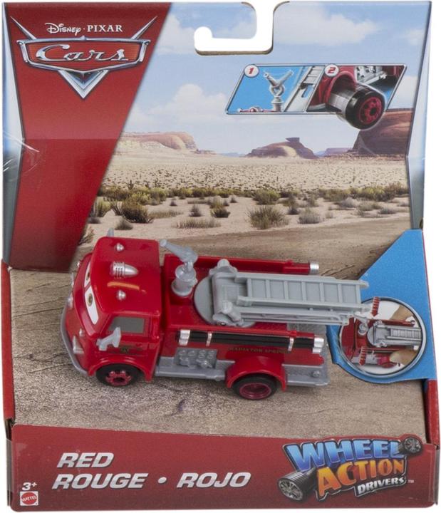 Productafbeelding Mattel Disney Pixar Cars Action Bestuurder Rood
