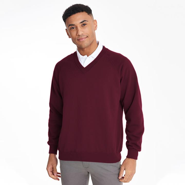 Immagine prodotto Maddins Felpa Pullover Coloursure con scollo a V (S)