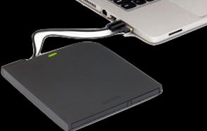 Productafbeelding Buffalo 8x Ultraplatte Usb2.0 Draagbaar (CD-station, DVD-station)