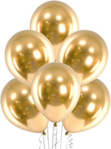 Actual product image Belbal Balloon Glossy Gold, Ø 30 cm, 50 pieces (50 x)