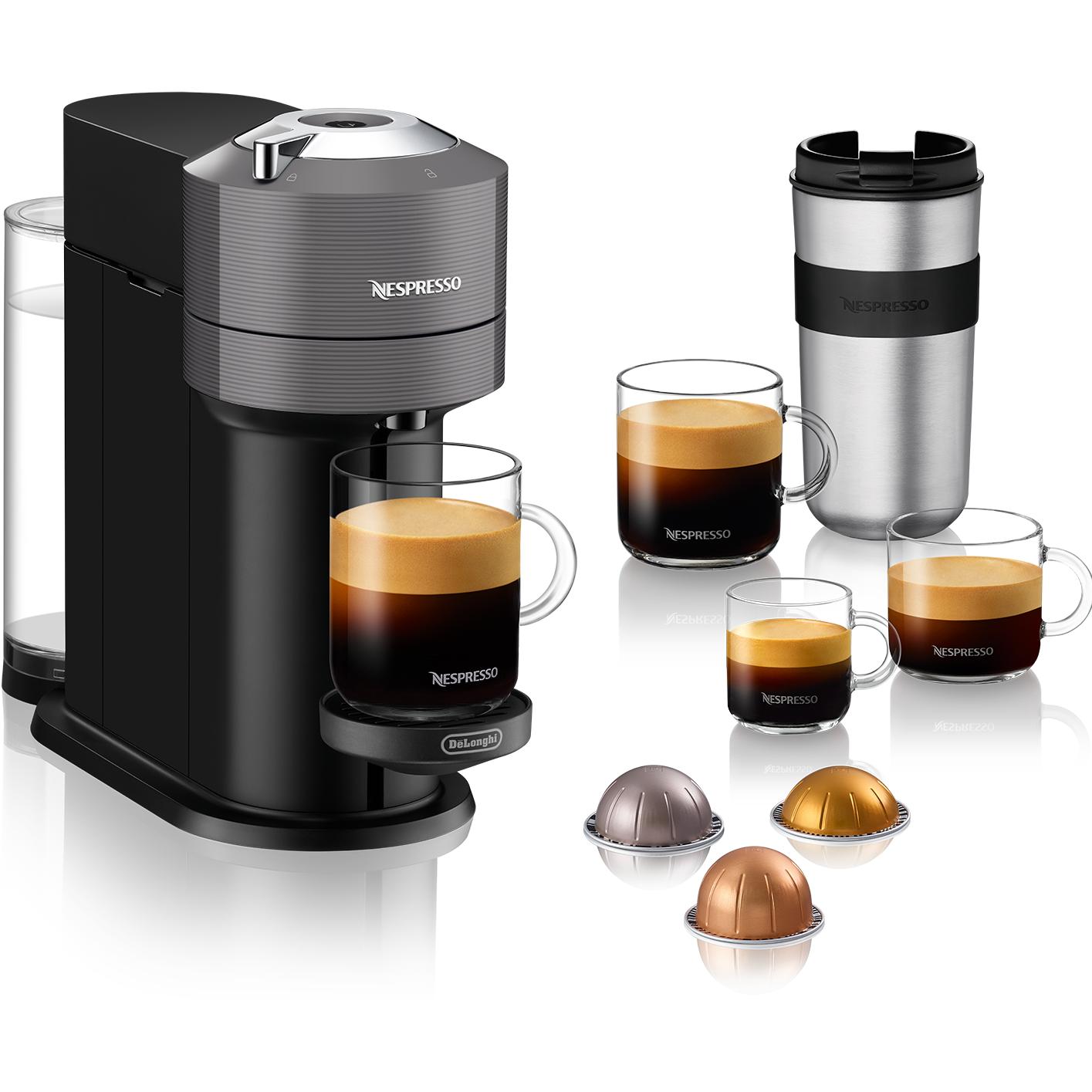 De'Longhi Nespresso Vertuo Next, Macchina da caffè a capsule, Grigio