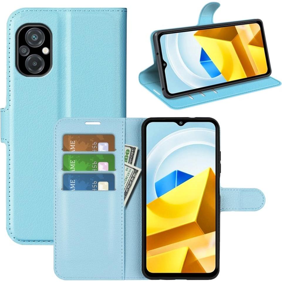 Thumbnail - Screenguard Xiaomi Poco M5 Leather Guard Lederhülle (Xiaomi Poco M5), Smartphone Hülle, Blau