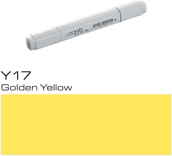 Actual product image Copic Graphic marker Classic type Y - 17 (Y17 - Golden Yellow, 1 x)
