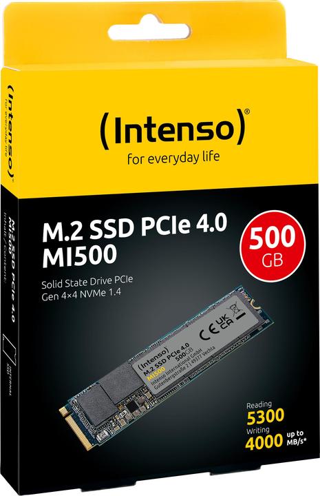 Produktbild Intenso MI500 (500 GB, M.2 2280)