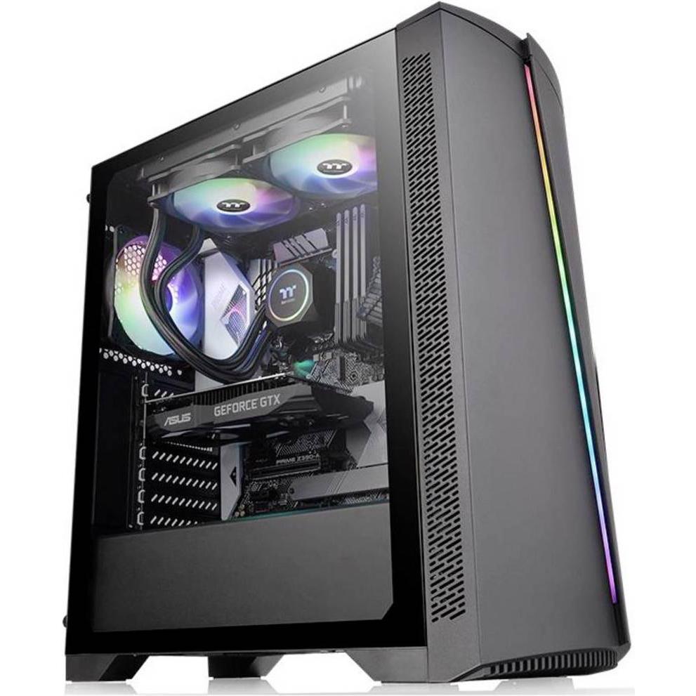 Thumbnail - Thermaltake H350 TG RGB (ATX, mATX, Mini-ITX), PC Gehäuse, Schwarz