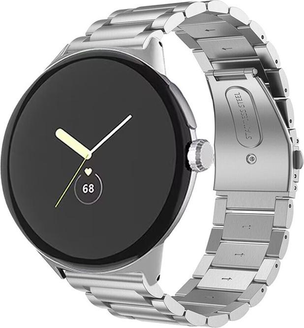 Image du produit Atra Pixel Watch 2 bande en acier inoxydable (20 mm, Acier inoxydable)