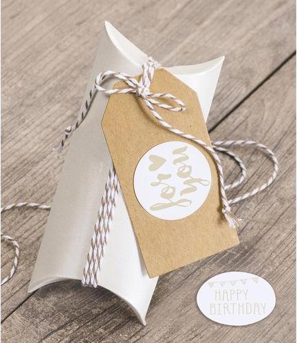 Produktbild Heyda Geschenkschachtel 90 x 125 mm 6 Stück, Creme (6x)