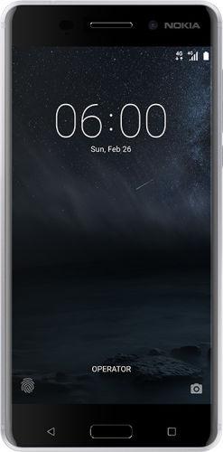 Produktbild Nokia 6 (32 GB, Silver, 5.50", Single SIM, 16 Mpx, 4G)