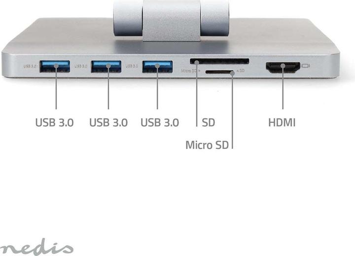 Actual product image Nedis Notebook-Ständer | Stromversorgung über USB | 17 " | Faltbar
