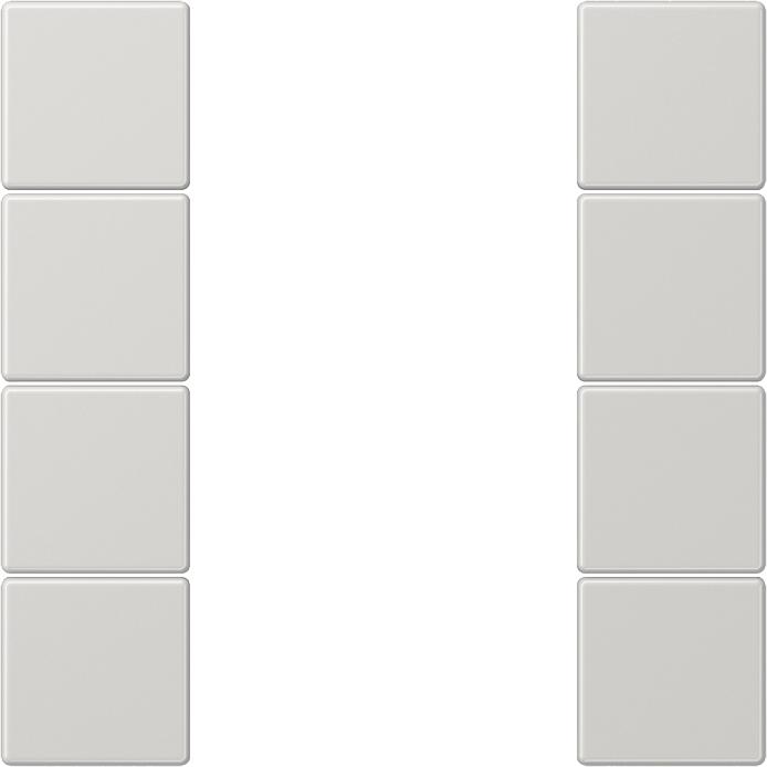 JUNG, Zubehör Schalterprogramm, Taste 4t Schalter LS lgr mt f.Bussystem LS504TSALG
