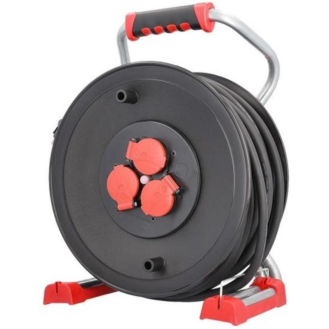 Bachmann, Kabelrolle, 399.192 Profi-Kabeltrommel 3xCEE7/3 (40 m, 2.50 mm²)