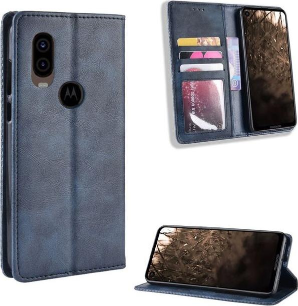 Immagine prodotto MU Style Custodia a libro in pelle stile vintage (Motorola One Vision)