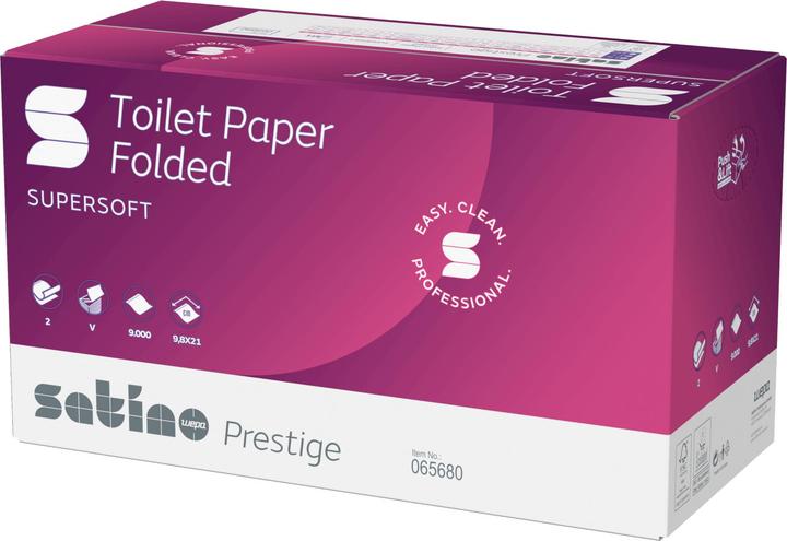 Produktbild Gembird Toilet paper in sheets LTPCB2300V, 300 sheets, 10.5 x 20.5, Cellulose, (30pcs) (30 x)