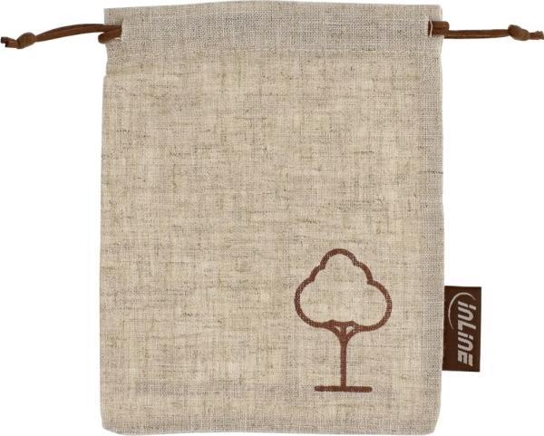 Immagine prodotto InLine Confezione da 10 borse ® Universal con cordino, beige-marrone 160x130mm