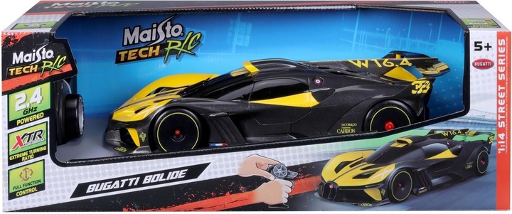 Actual product image Maisto RC Bugatti Bolide 1/14, 2.4Ghz yellow