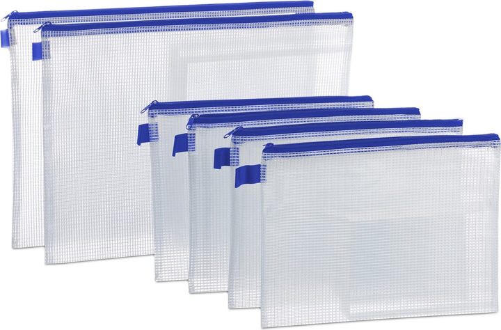 Actual product image Relaxdays Set of 6 File Folders (A5, A4)