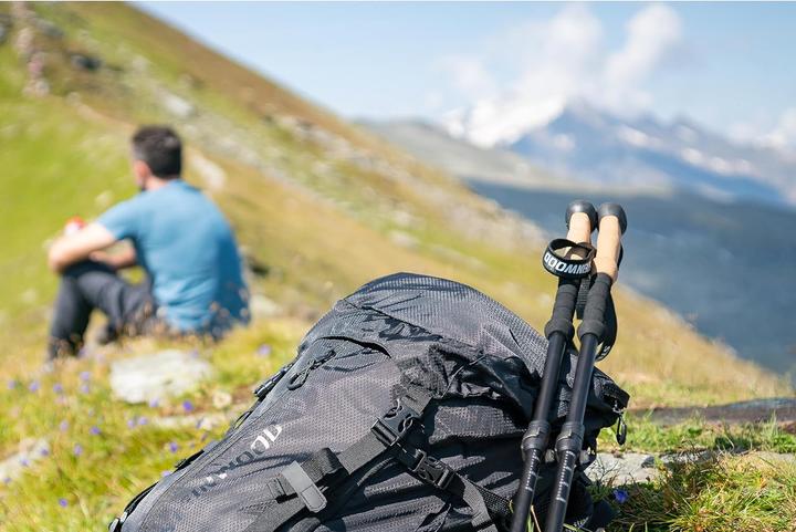 Image du produit Steinwood Premium Wanderstöcke Aluminium - Trekkingstöcke - leicht, verstellbar mit Teleskop und K… (135 cm)