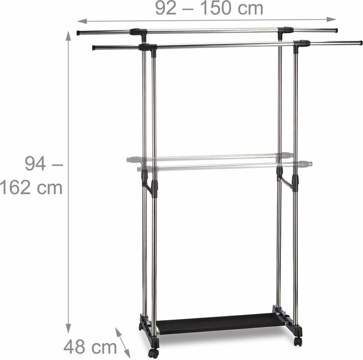 Produktbild Relaxdays Kaminholzregal (230 x 36 x 103 cm)
