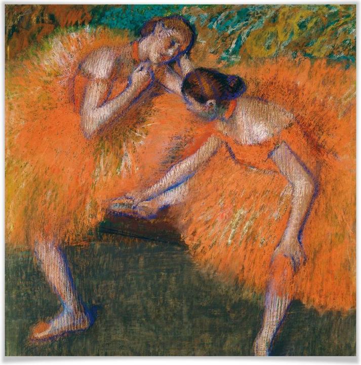Actual product image Trenddeko Degas - Two dancers (50 x 50 cm)
