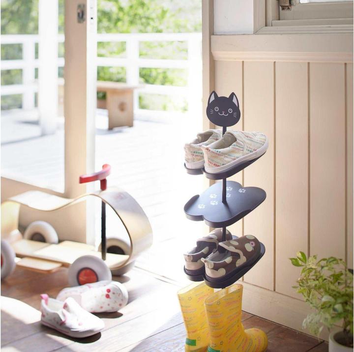 Image du produit Yamazaki Étagère à chaussures pour enfants - (18 x 18 x 64,5 cm)