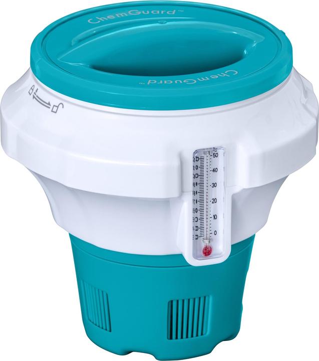 Produktbild Bestway Dosierschwimmer mit Chemguard™ Schutzhandschuh Ø 17.5 x 18.6 cm