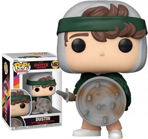 Produktbild Funko Stranger Things POP! TV Vinyl Figur Hunter Dustin with Shield 9 cm