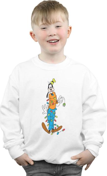 Actual product image Disney Boys Goofy Christmas Lights Sweatshirt (152, 158)