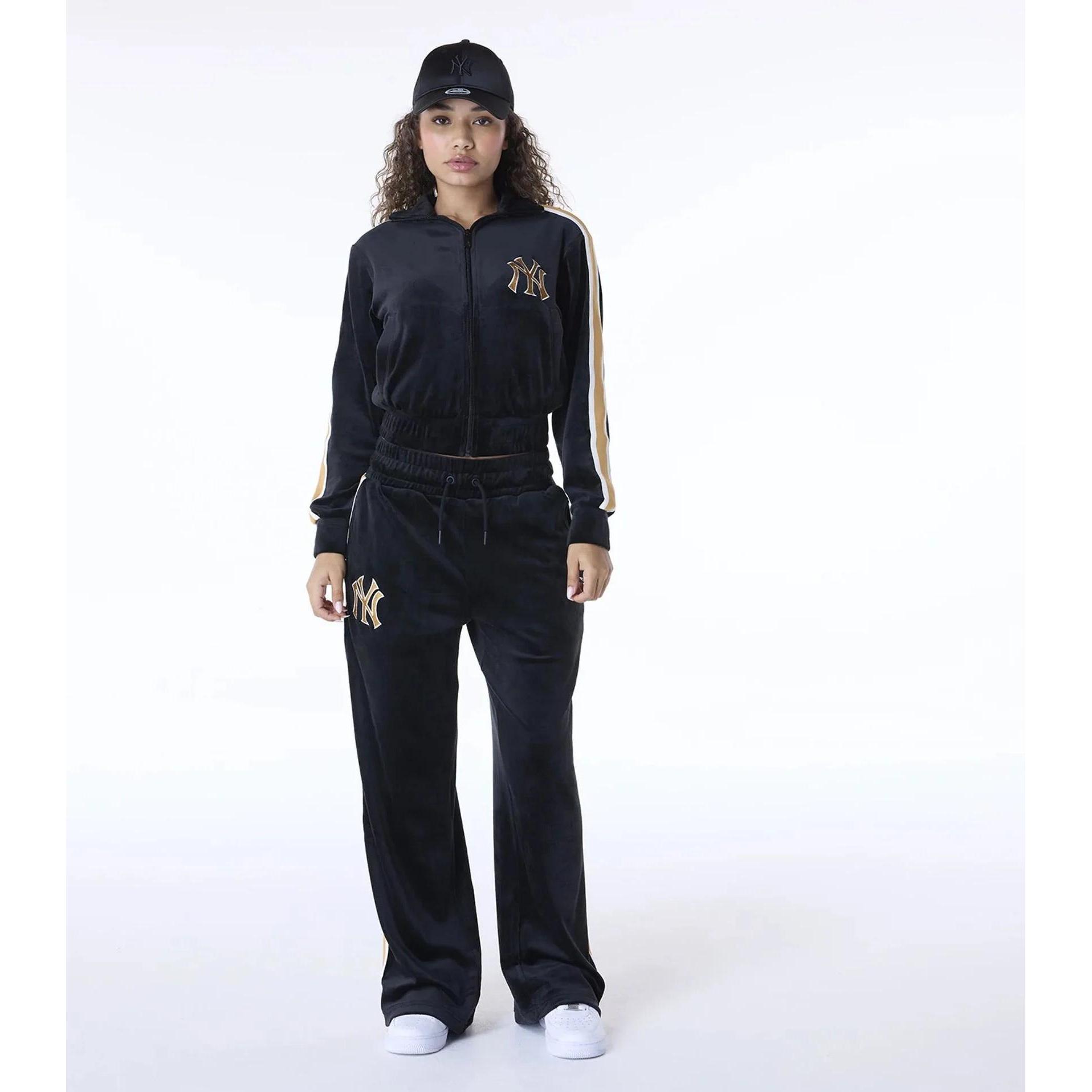 New Era, Damen, Hosen, Jogginghose New York Yankees, Schwarz, (S)