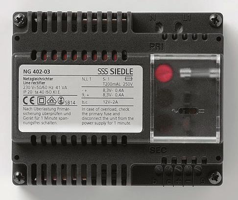 Produktbild Siedle Netzgleichrichter