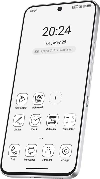 Image du produit TCL Smartphone T951K1-2BLCA112-1 Octa Core 12 GB RAM 512 GB Weiss (512 Go, Blanc Lunaire, 7.20", Double SIM, 5G)