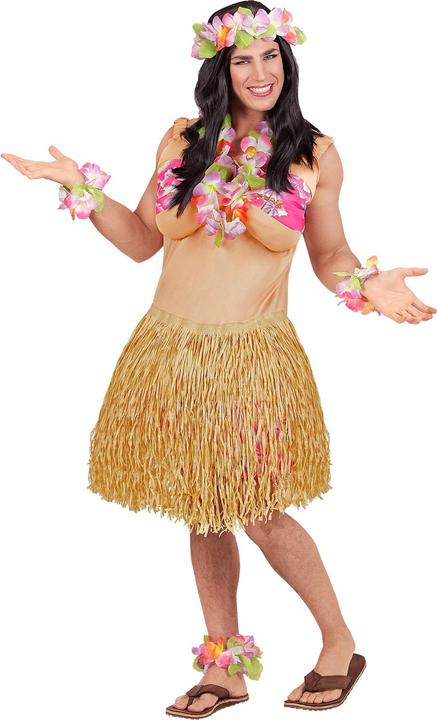 Actual product image Widmann Fat Hawaiian costume fatsuit one size fits all