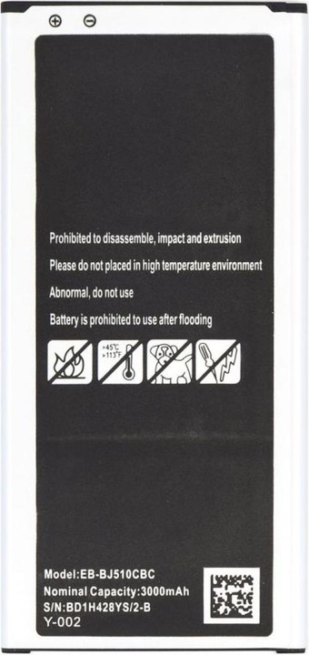 Actual product image NoName Samsung J5 battery EB-BJ510CBE Li-Ion (OEM)