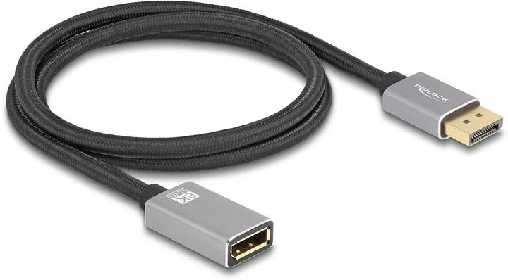 Image du produit Delock Câble d'extension DisplayPort 8K 60 Hz 1 m gris Meta (1 m)