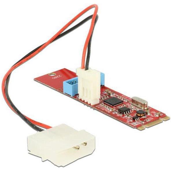 Thumbnail - Delock M.2 zu 1x USB3.0 Pfostenstecker, SSD + Festplatte Zubehör
