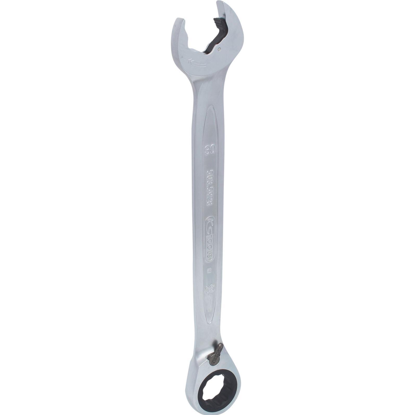 KS Tools, Schraubenschlüssel, DUO GEARplus Ringmaulschlüssel, umschaltbar (30 mm)