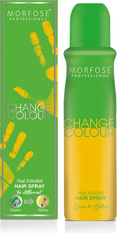 Produktbild Morfose Farbewechsel Haarspray Grün/Gelb (150 ml)