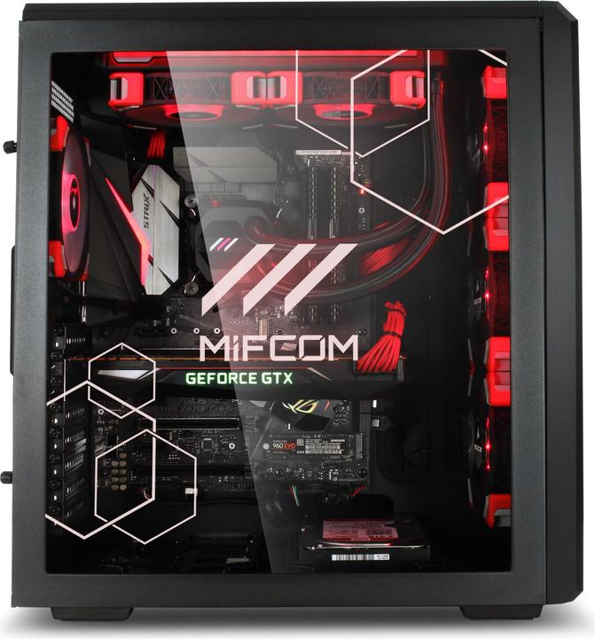 Image du produit Mifcom Battlebox Titan Xp (Intel Core i7-7700K, 32 Go, 500 Go, Titane Xp)