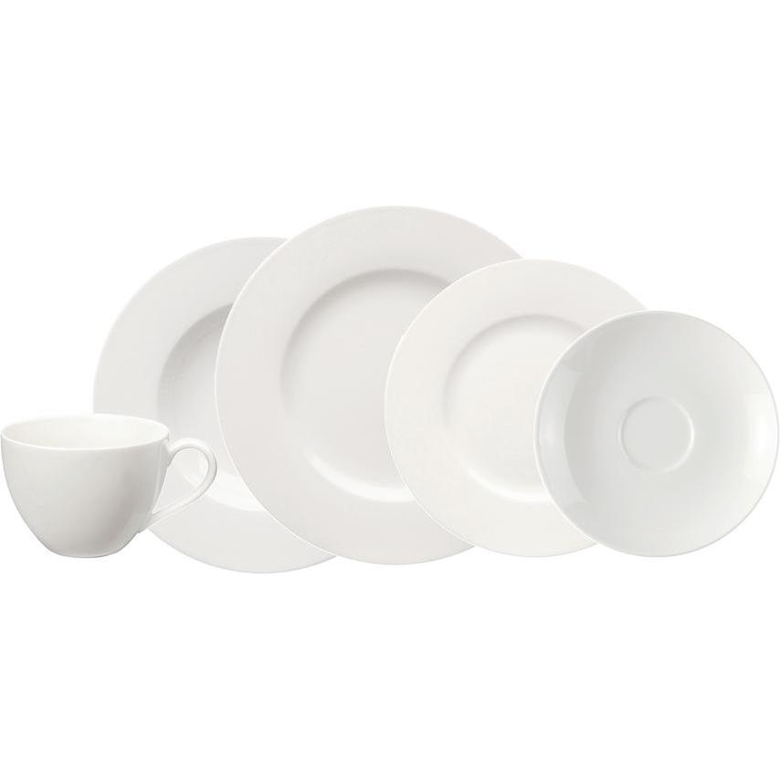 Vivo by Villeroy & Boch, Geschirrset, Kombiset Basic White (30 Stück)