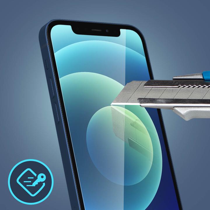 Actual product image Avizar Crystal clear film, glass screen protector (1 Piece, Apple iPhone 12 mini)