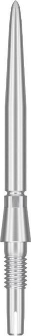 Actual product image Target Swiss Storm tips, silver 26mm