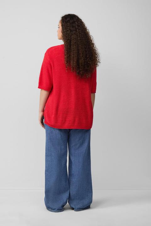 Immagine prodotto S.Oliver Strickpullover Kurzarmpullover aus Bändchengarn (52)
