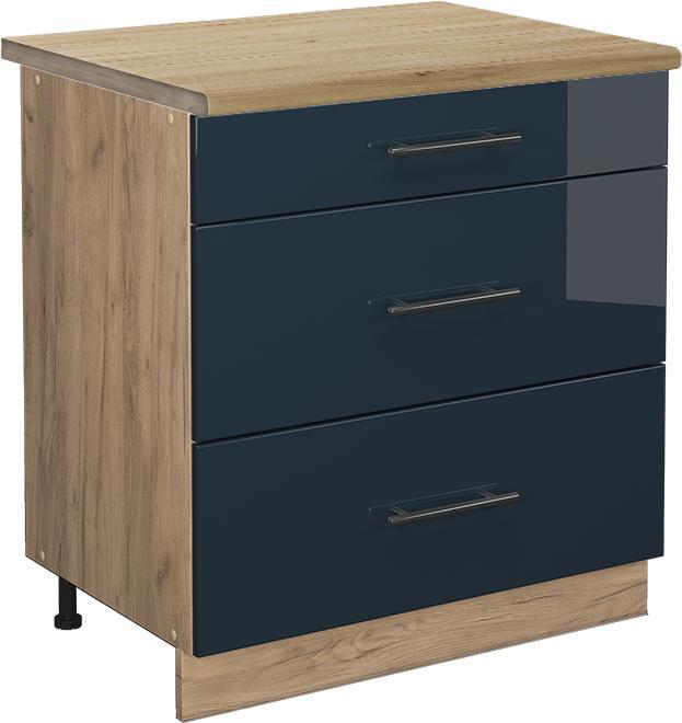 Produktbild Vicco Fame-Line mit 3 Schubladen, AP Eiche (80 x 60 x 81.5 cm)