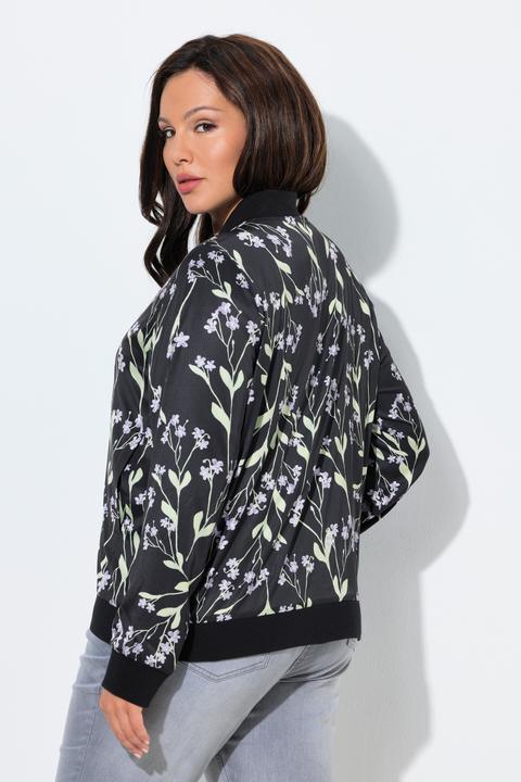 Actual product image Ulla Popken Reversible Floral Jacket (62)