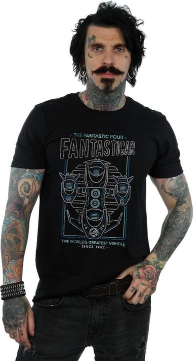 Immagine prodotto Fantastic Four Fantasticar Neon Maglietta Uomo (M)