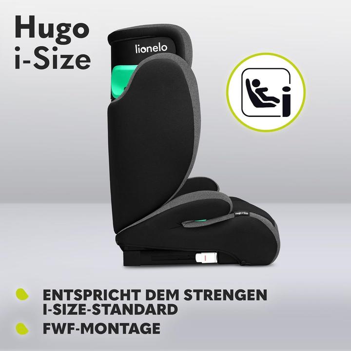 Image du produit Lionelo Hugo I-Size (Rehausseur de siège pour enfant, Siège pour enfant, Norme ECE R129/i-Size)